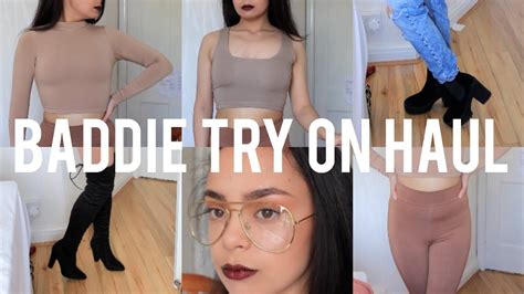 Instagram Baddie Style Try On Clothing Haul Youtube