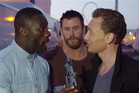 Idris Elba And Chris Hemsworth Prevented Tom Hiddleston From Giving A