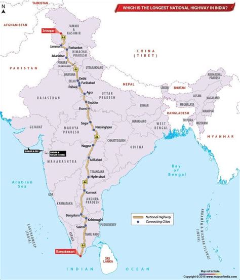 Top 10 Longest National Highways In India 2023