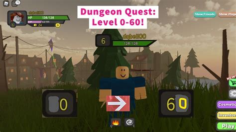 Dungeon Quest Level 0 60 Beginning Of A New Adventure Youtube