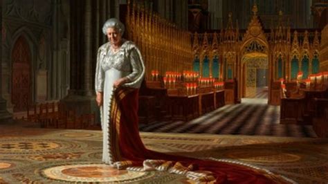 Queen Portrait Unveiled In Australia Bbc News