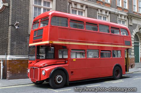 Double Decker Photo Picture Definition At Photo Dictionary Double Decker Word And Phrase