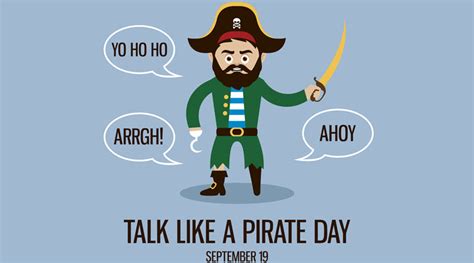 Tuesday Is International Talk Like A Pirate Day Geeky Kool