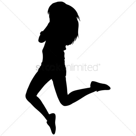 Woman Jumping Silhouette At Getdrawings Free Download