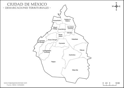 Mapa De La Ciudad De Mexico Con Nombres Para Colorear Mapa De Mexico Images
