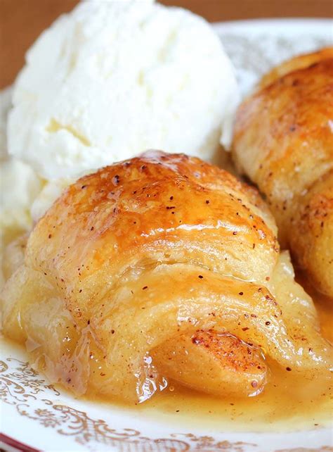 Crescent Roll Apple Dumplings Sugar Apron Recipe Baked Dishes