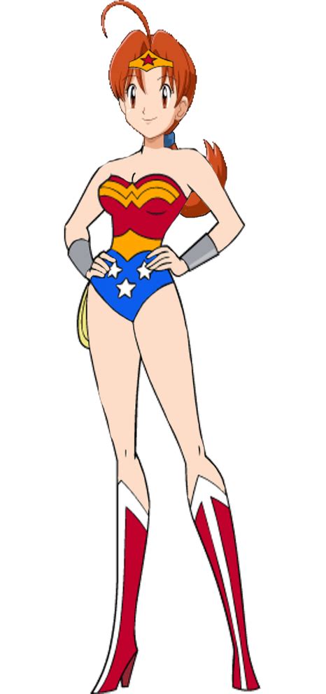Delia Ketchum As Wonder Woman By Darthranner83 On Deviantart