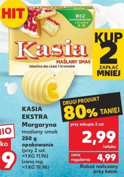 Promocja Kasia Ekstra Margaryna 250g W Kaufland