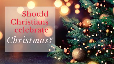 Should Christians Celebrate Christmas The Church In Toronto