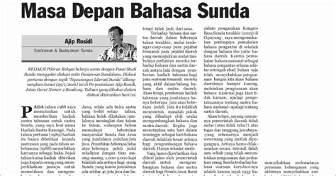 Contoh Artikel Sunda Singkat Kumpulan Contoh Artikel Bahasa Sunda My
