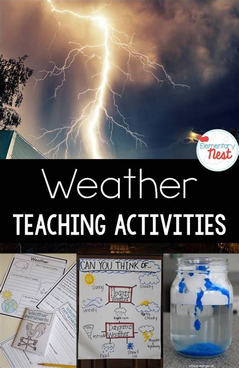 Weather Teaching Activities Science And Reading Hands On Activities