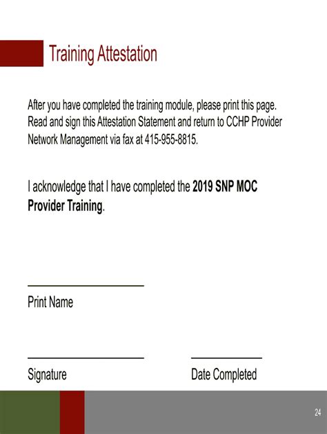 Training Attestation Form Fill And Sign Printable Template Online