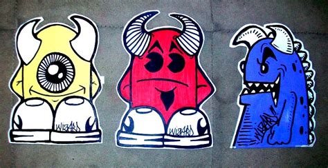 Graffiti Stickers Devils By Wizard1labels On Deviantart