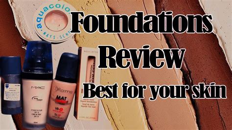 How To Chose Correct Foundation Best Foundations Review Youtube