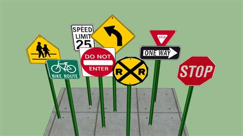 Road Signs 3d Warehouse