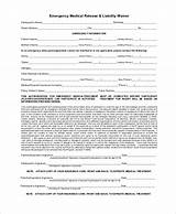 Sports Medical Release Form Template