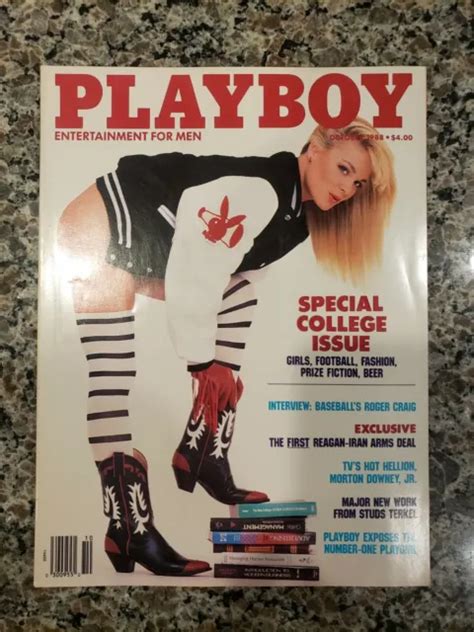 Playboy Magazine October Picclick