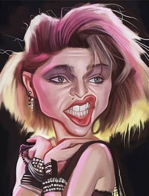 Madonna Cartoon Faces Funny Faces Cartoon Art Caricature Sketch