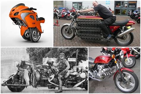 Craziest Motorcycles Ever 48 Cylinders Big Cat Design A Bike That Can Carry Six People And