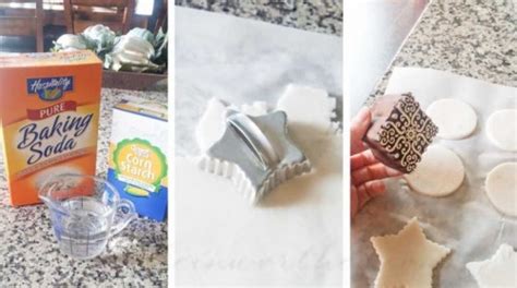 Vintage Inspired Diy Stamped Clay Ornaments Shelterness