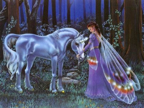 Unicorn And Fairy Wallpaper Unicorns Wallpaper 6348903 Fanpop