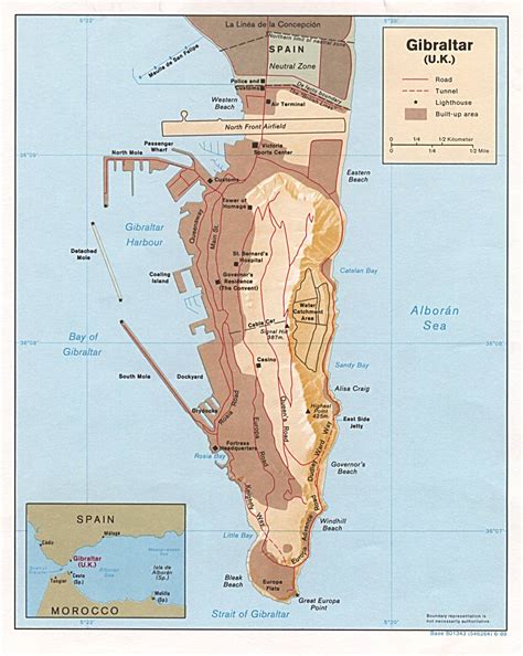 Karte zum drucken anzeigen findest du alle europaischen lander. Karte von Gibraltar : Weltkarte.com - Karten und ...