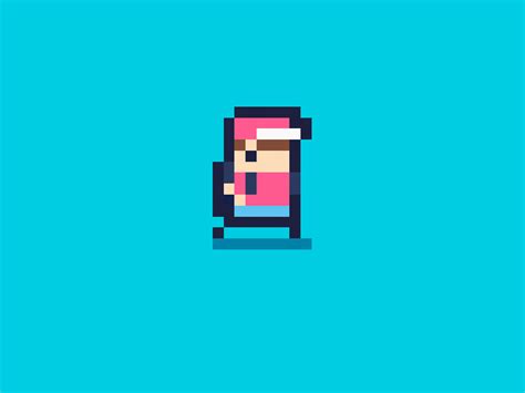 Little Pixel Character Animation By Chris K Seidel On