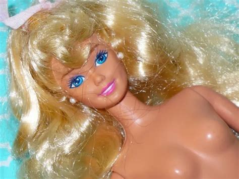 Mattel S Barbie Doll Long Blonde Wavy Hair Superstar Face