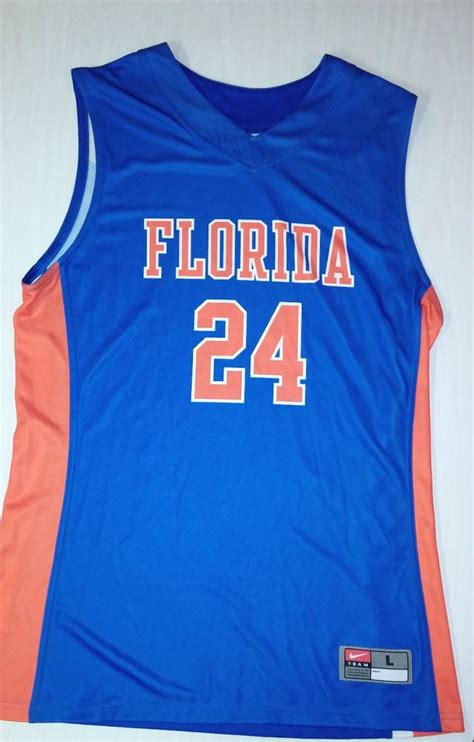 Nike Mens Florida Gators Basketball Large Jersey 24 Ncaa Florida