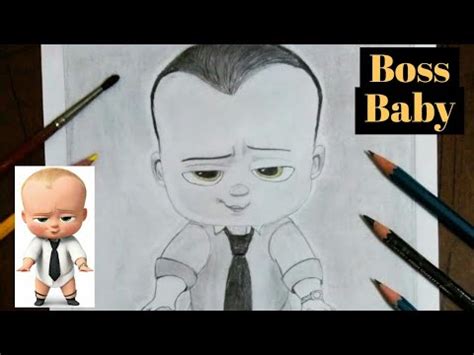Drawing Boss Baby Step By Step How To Draw Boss Baby Realistic