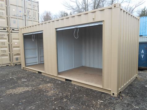 Sea Box 20 X 86 Dry Freight Iso Container With Two Roll Up Doors