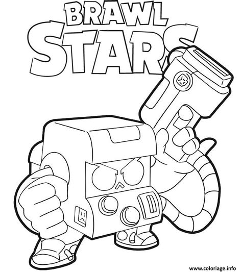 Este brawler no destaca demasiado en ninguna estadística, siendo su la mejor el alcance sus ataques. Coloriage Brawl Stars - GreatestColoringBook.com