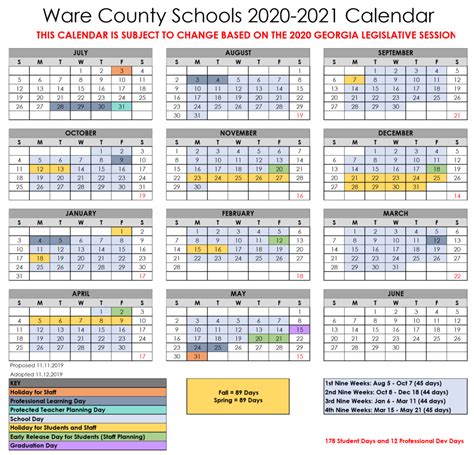 Wava K12 2021 2022 Calendar Calendar Page