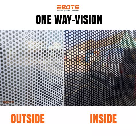 One Way Vision Signs 2bots Awards Signs Apparel