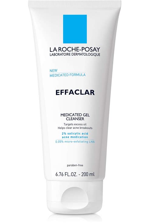 La Roche Posay Effaclar Medicated Gel Acne Face Wash Facial Cleanser