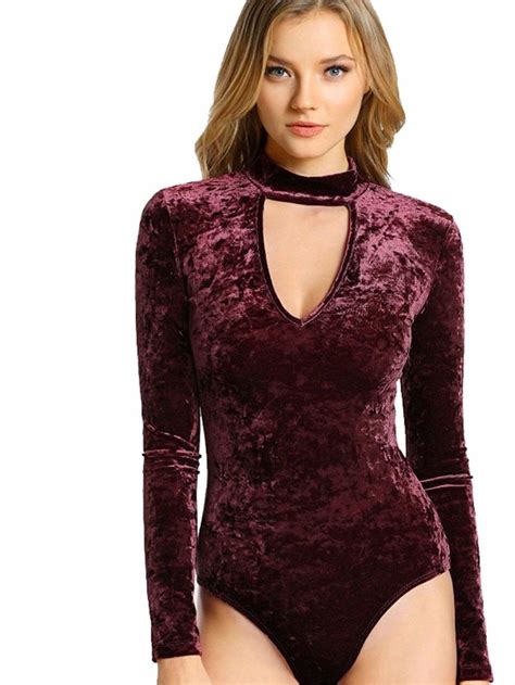 Literally Just 41 Cute Pieces Of Clothing Under 50 Velvet Bodysuit