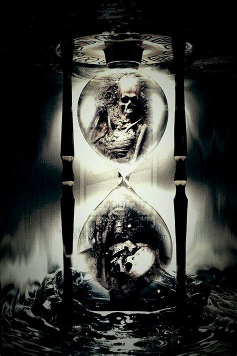 Skulls Skull Artwork Hourglass Skull Wallpaper