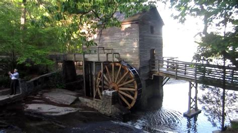 Grist Mill At Stone Mountain Park Youtube