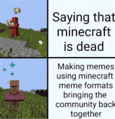 i took a minecraft meme and converted it into minecraft blocks r minecraftmemes