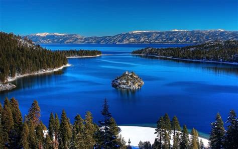 Download Lake Nature Lake Tahoe Hd Wallpaper