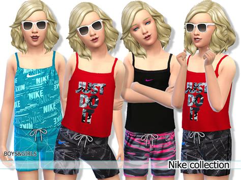 The Sims Resource Nike Tank Tops For Childboys And Girls