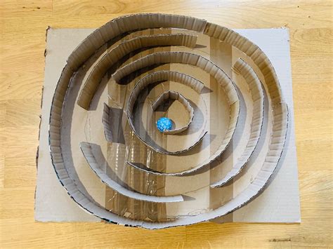 Diy Cardboard Ball Maze