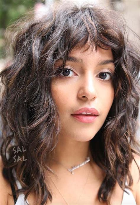22 long shaggy hairstyles for curly hair hairstyle catalog