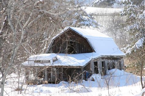 Snow Covered Barn Jessica Remmey Photography
