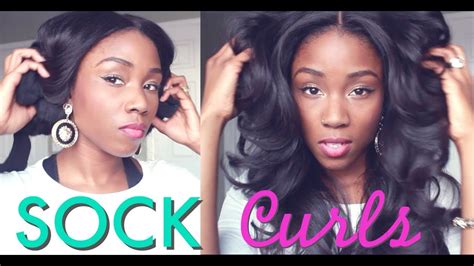 Heat Free Curls How To Curl Your Hair With Socks Youtube