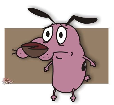 Courage The Cowardly Dog By Bluefve On Deviantart