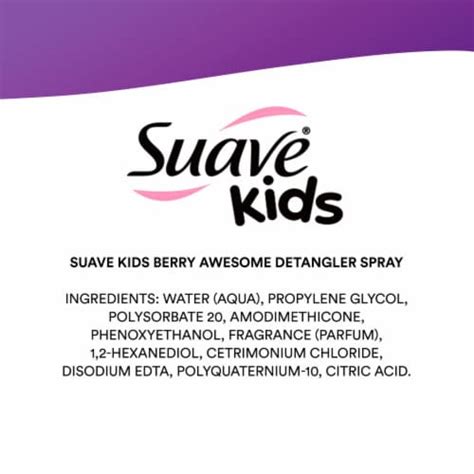 Suave Kids Berry Awesome Detangler Spray 10 Fl Oz Kroger
