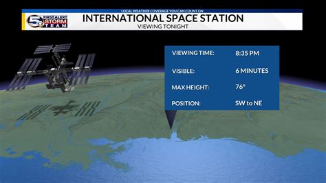 Wkrg International Space Station Viewing Tonight