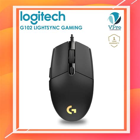 Logitech G102 Lightsync Gaming Mouse Shopee Philippines