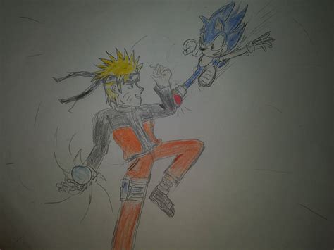 Naruto Vs Sonic By Fox Shock On Deviantart